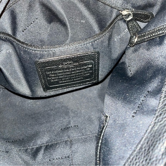 ✨ Coach Edie 31 Purple Pebbled Leather Shoulder Bag / Tote ✨ - Picture 4 of 7